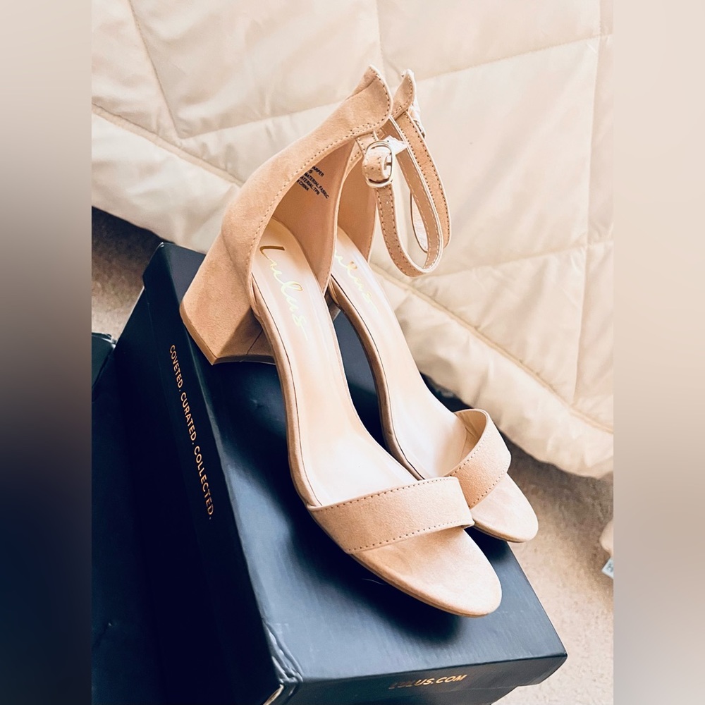 Lulus Nude Heels